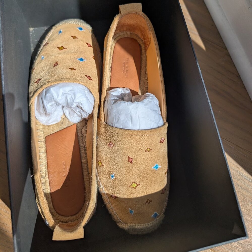 Rag and Bone Suede Espadrilles